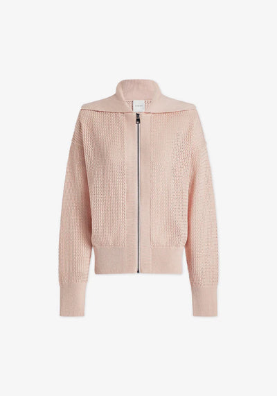 FAIRFIELD KNIT JACKET IN ROSE SMOKE