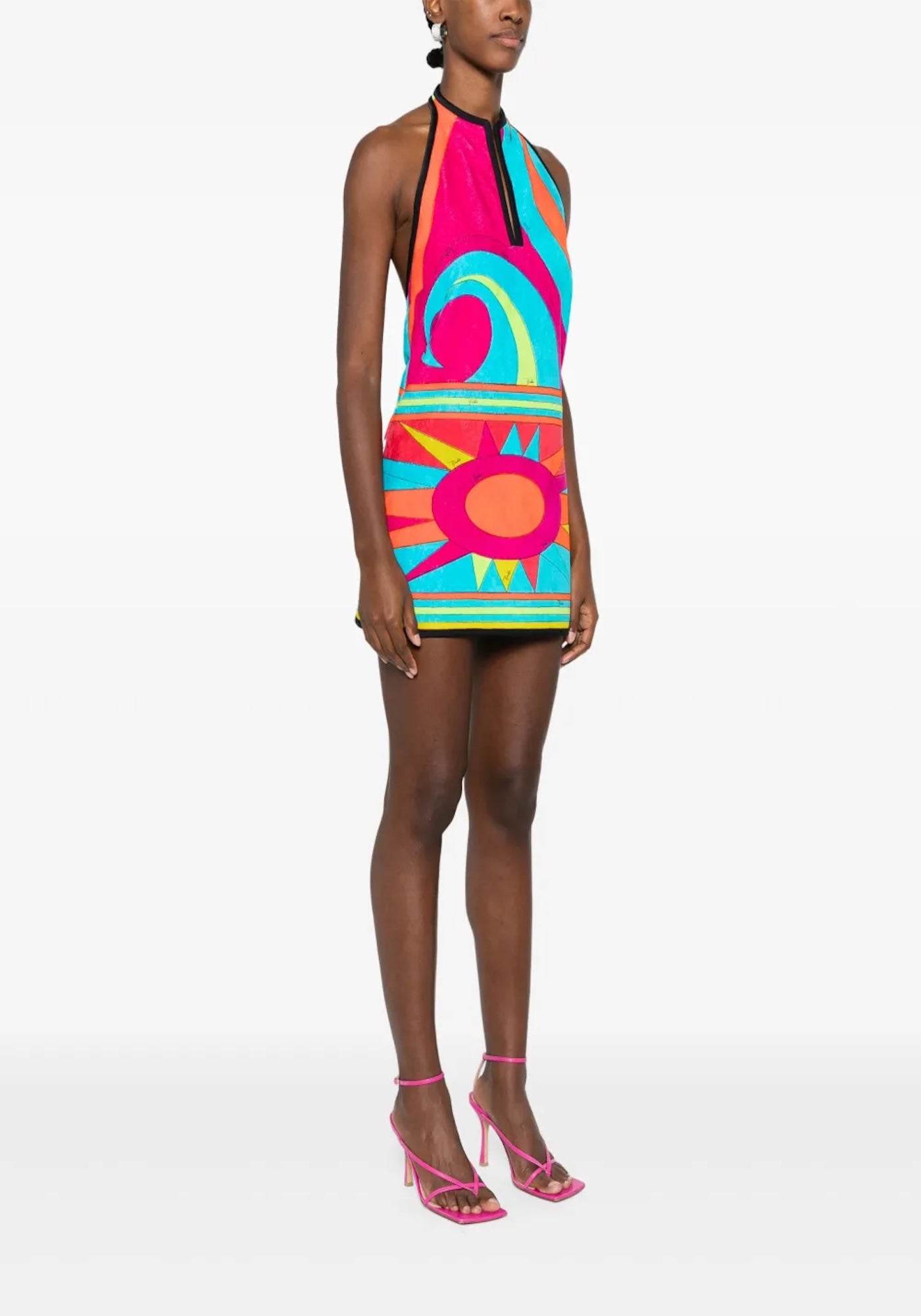 PUCCI IRIDE-PRINT TOWELLING MINIDRESS