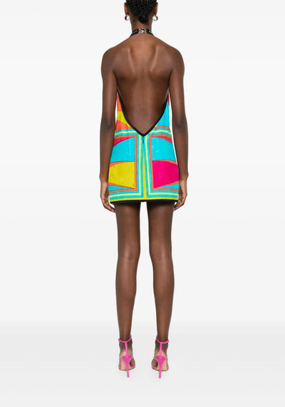 PUCCI IRIDE-PRINT TOWELLING MINIDRESS
