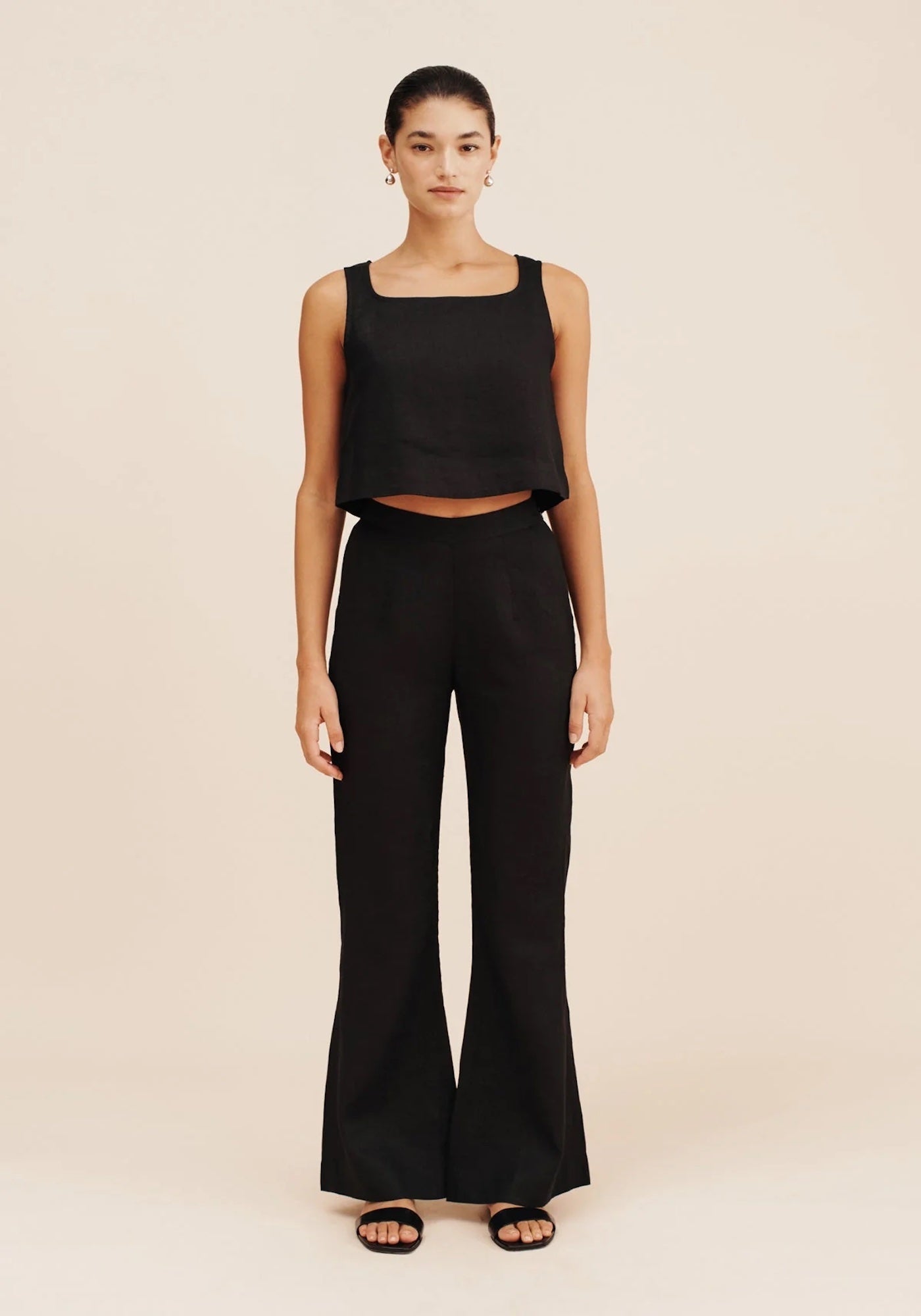 TIA TROUSER IN BLACK