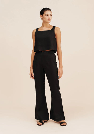 TIA TROUSER IN BLACK