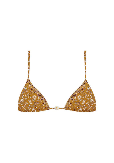 EQUATOR TOP IN MINI FLORAL AMBER