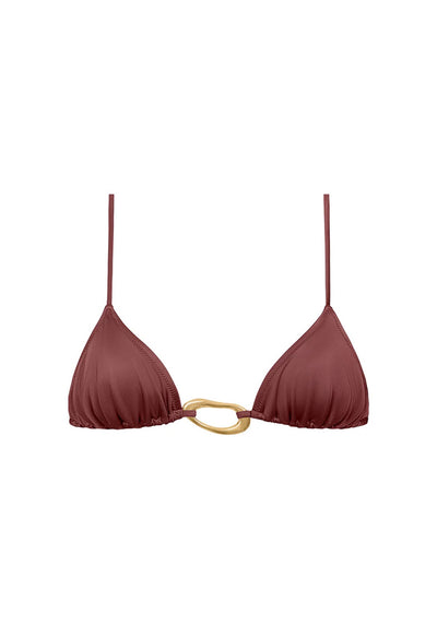 ONA QUATOR TOP IN CHESTNUT