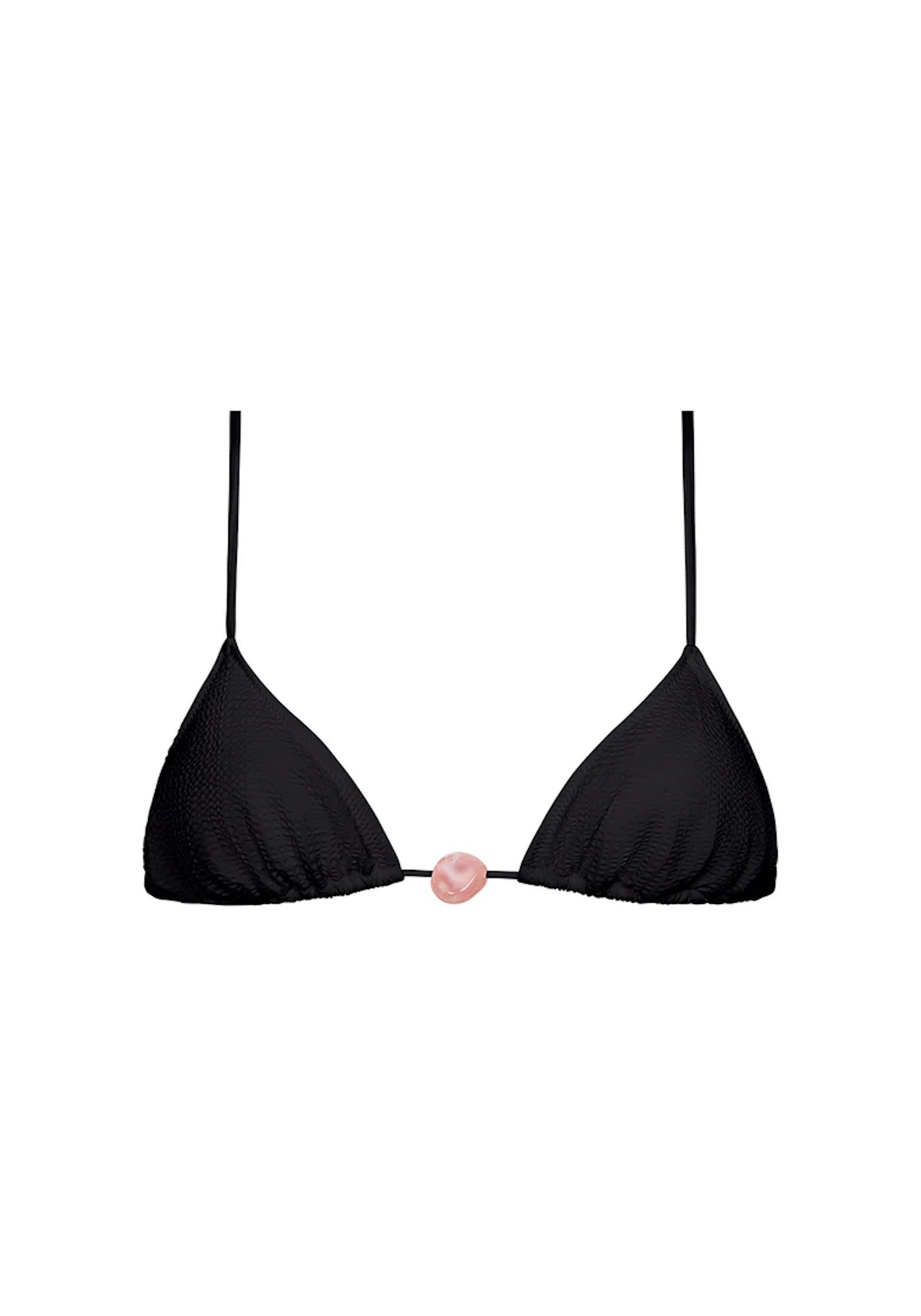 EQUATER SUPERFINE TOP IN BLACK SEERSUCKER