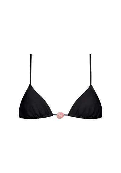 EQUATER SUPERFINE TOP IN BLACK SEERSUCKER