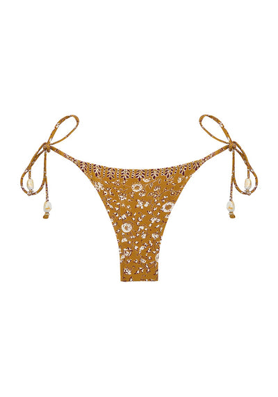 PRAIA BOTTOM IN MINI FLORAL AMBER