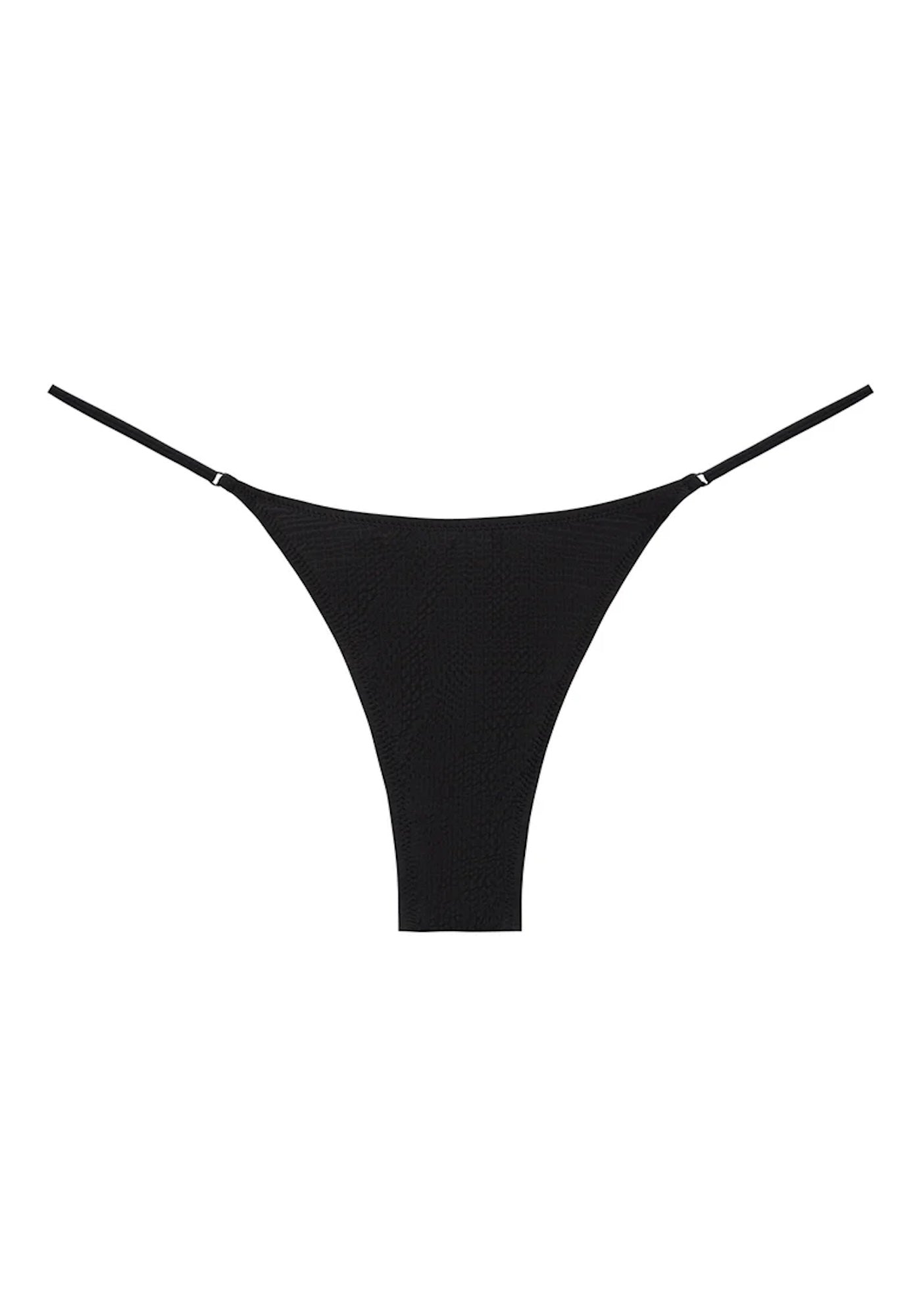LUNA SUPERFINE BOTTOM IN BLACK SEERSUCKER