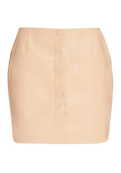 LYNN LEATHER MINI SKIRT