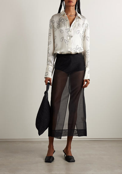AVALON SHIRT IN BONE OYSTER