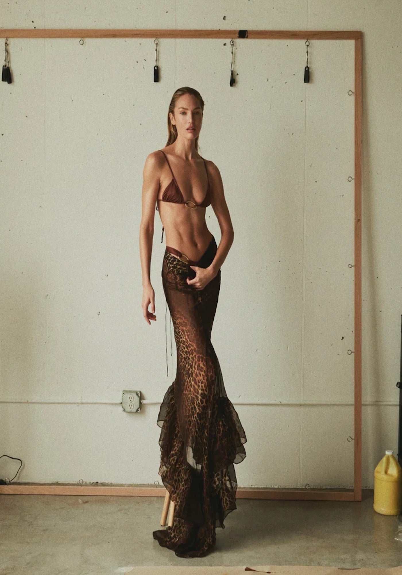 ONA QUATOR TOP IN CHESTNUT