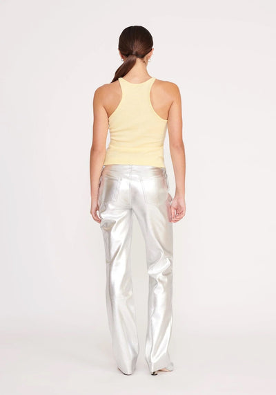 CHISEL PANT IN SILVER