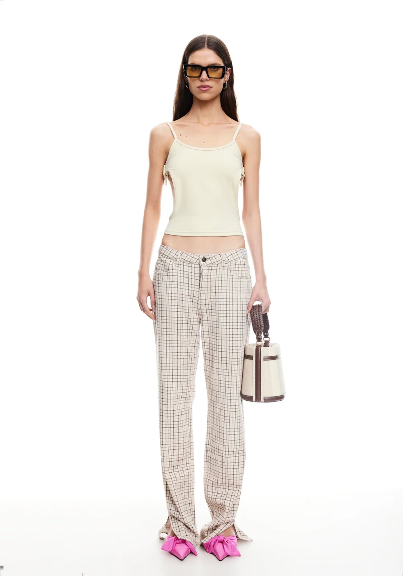 ALABAMA JEANS IN ALMOND PLAID