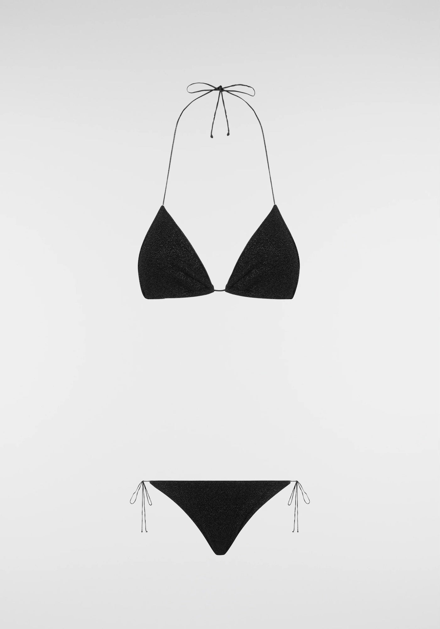 LUMIERE TWO PIECE IN BLACK LUREX