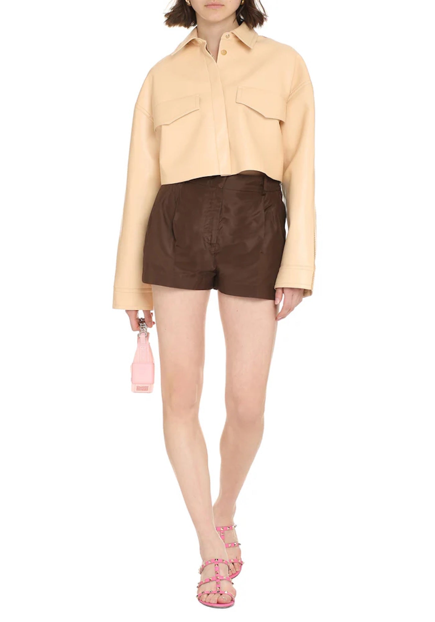 NANUSHKA MARTE LEATHER JACKET