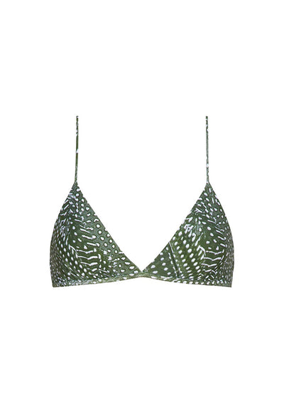 ILHA TOP IN OLIVE GUINEA