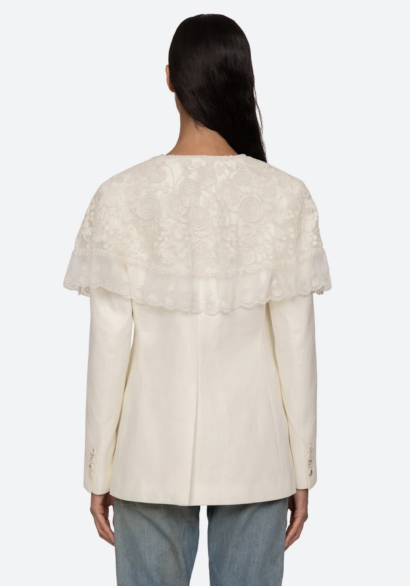 ARIELLE LACE CAPE JACKET