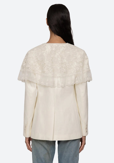 ARIELLE LACE CAPE JACKET