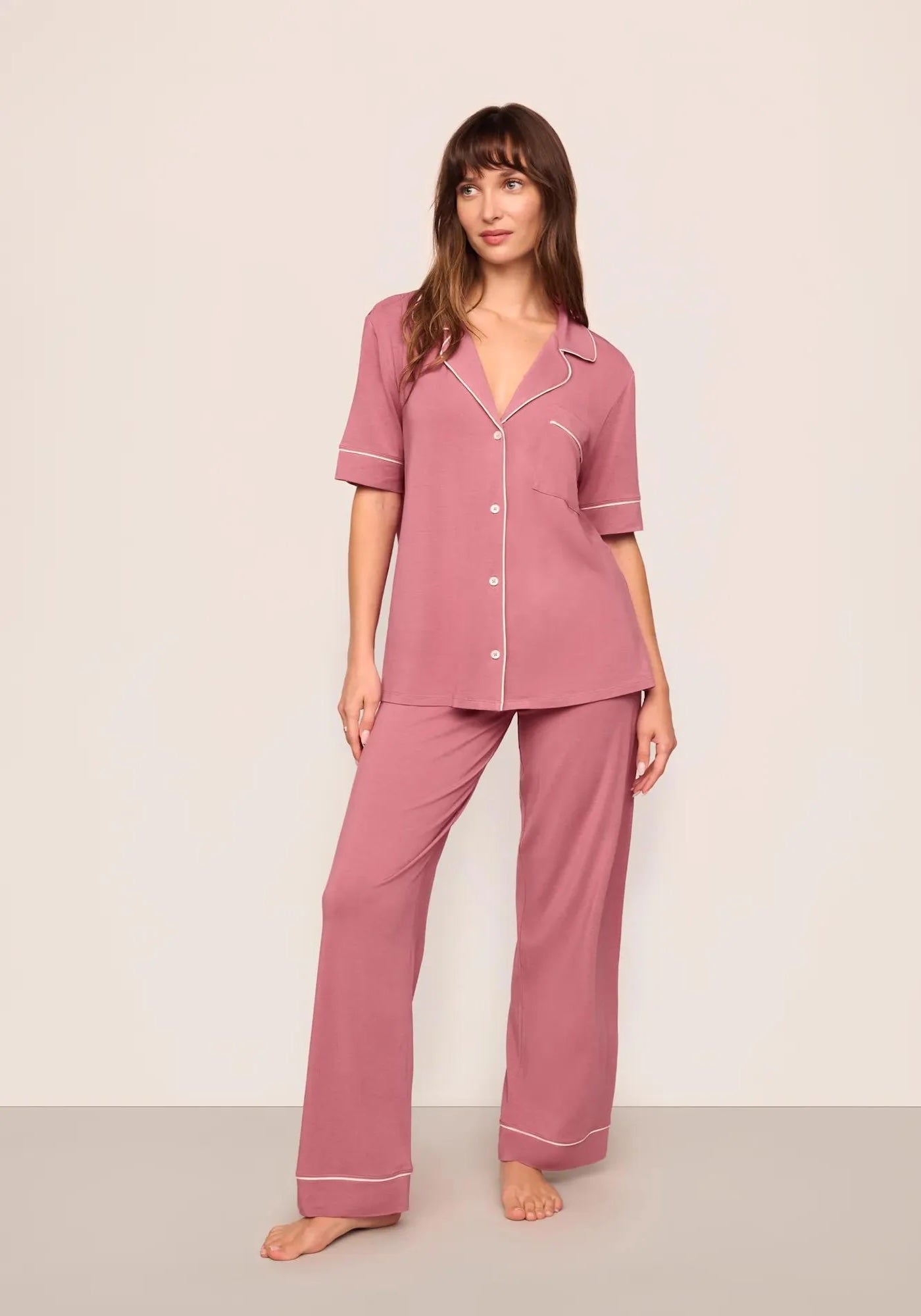 GISELE S/SLV PANT PJ SET