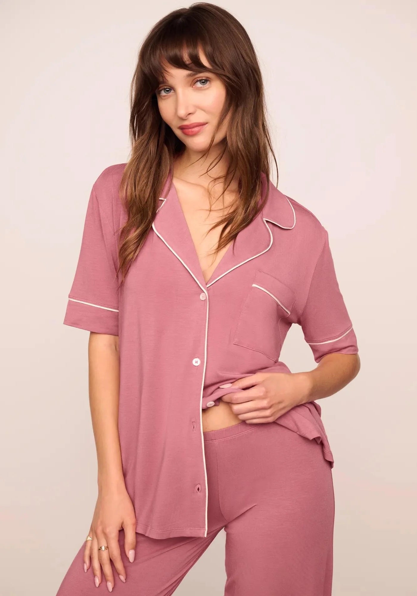 GISELE S/SLV PANT PJ SET