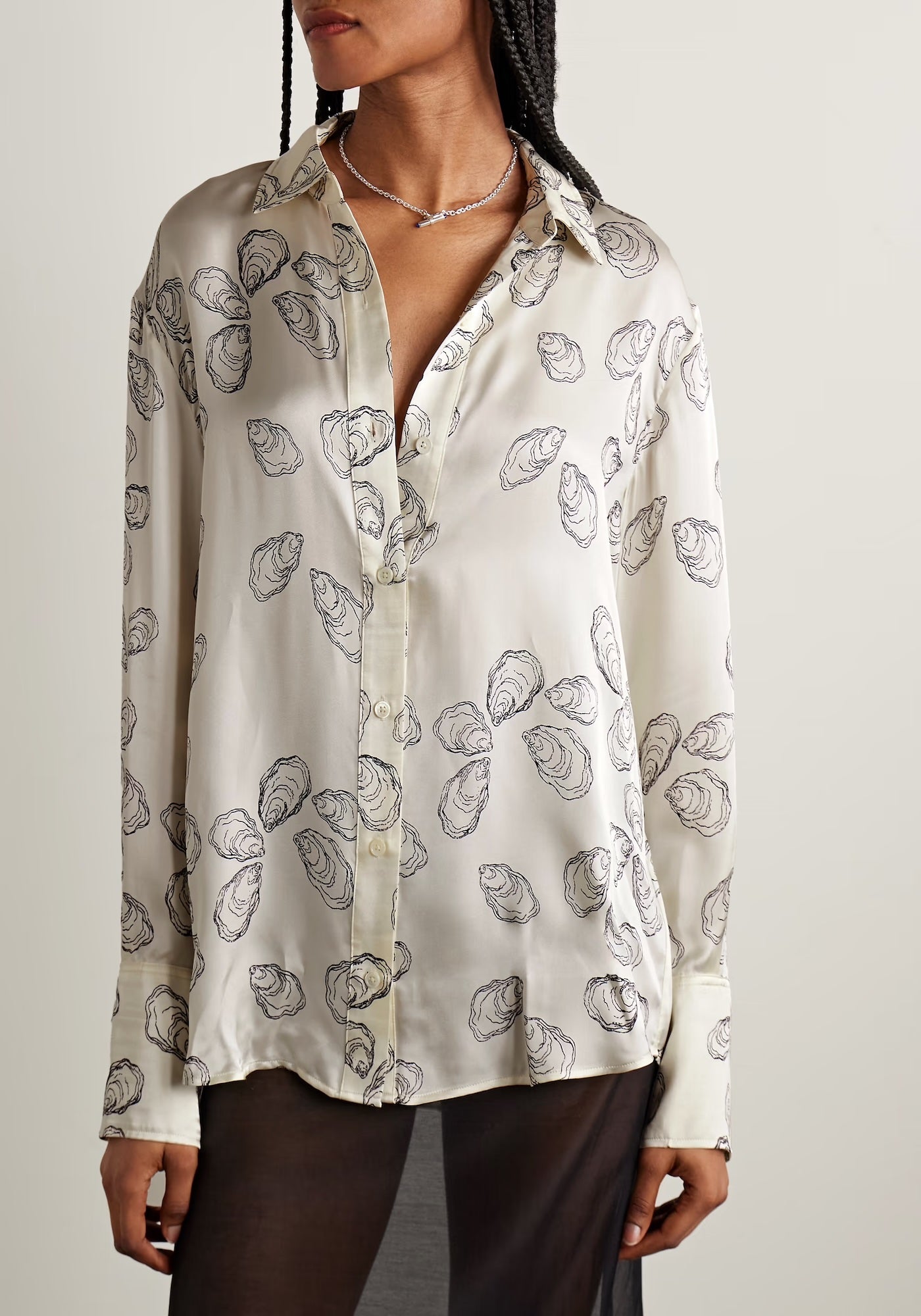 AVALON SHIRT IN BONE OYSTER