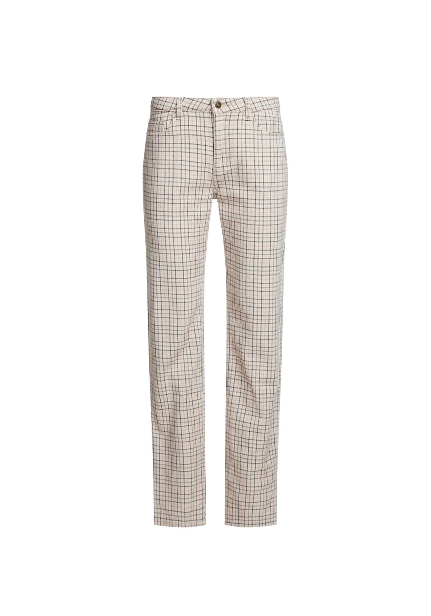 ALABAMA JEANS IN ALMOND PLAID