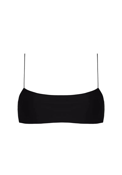 THE C BRALETTE IN BLACK TERRA