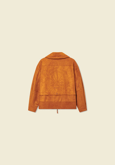 THE HYBRID JACKET IN TOBACCO