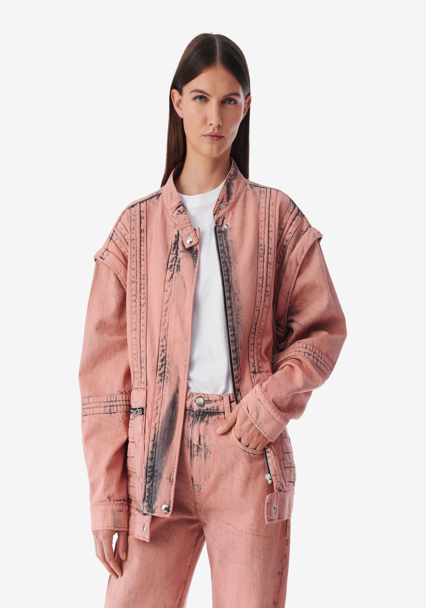 ODIL OUTERWEAR IN BLUSH PINK