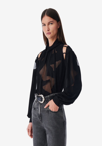 SOANA SHIRT IN BLACK