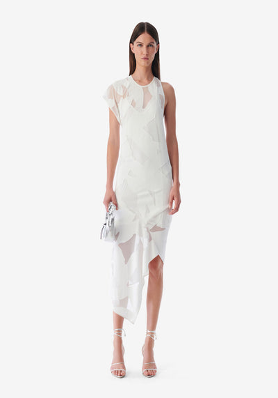 SHANON DRESS IN OFF WHITE