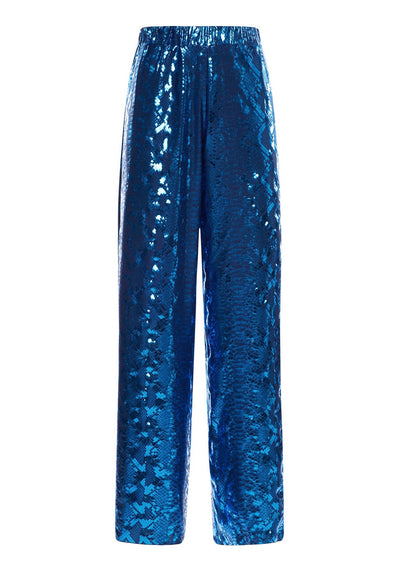 PYTHON PANTS IN BLUE