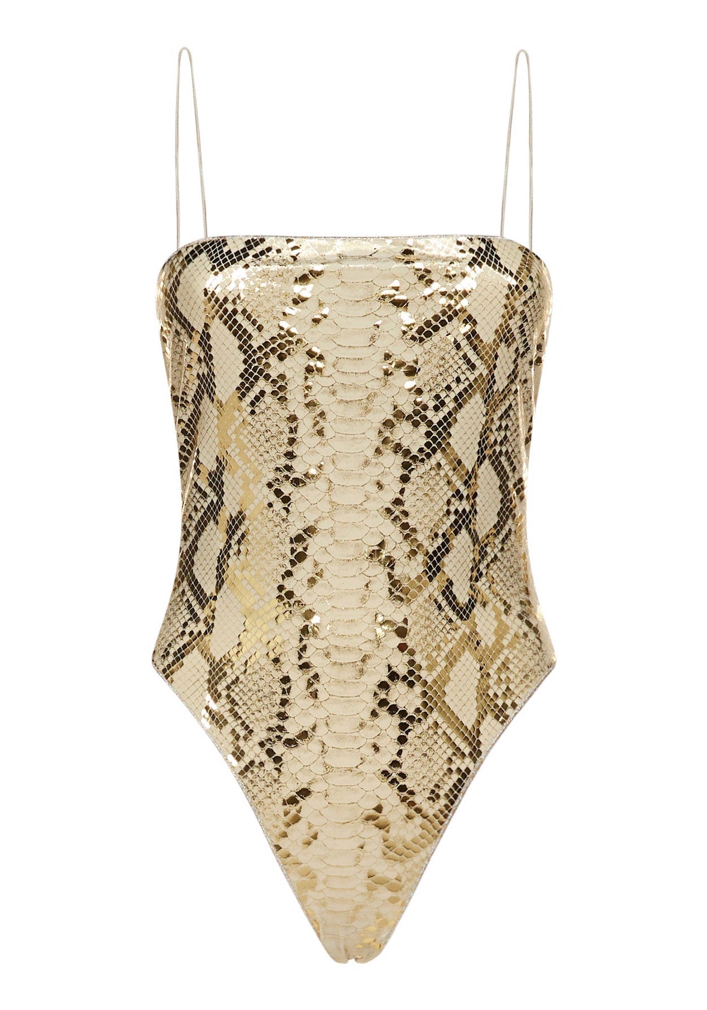 PYTHON MAILLOT IN GOLD