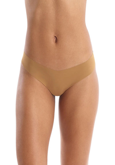 CLASSIC SOLID THONG IN CARAMEL