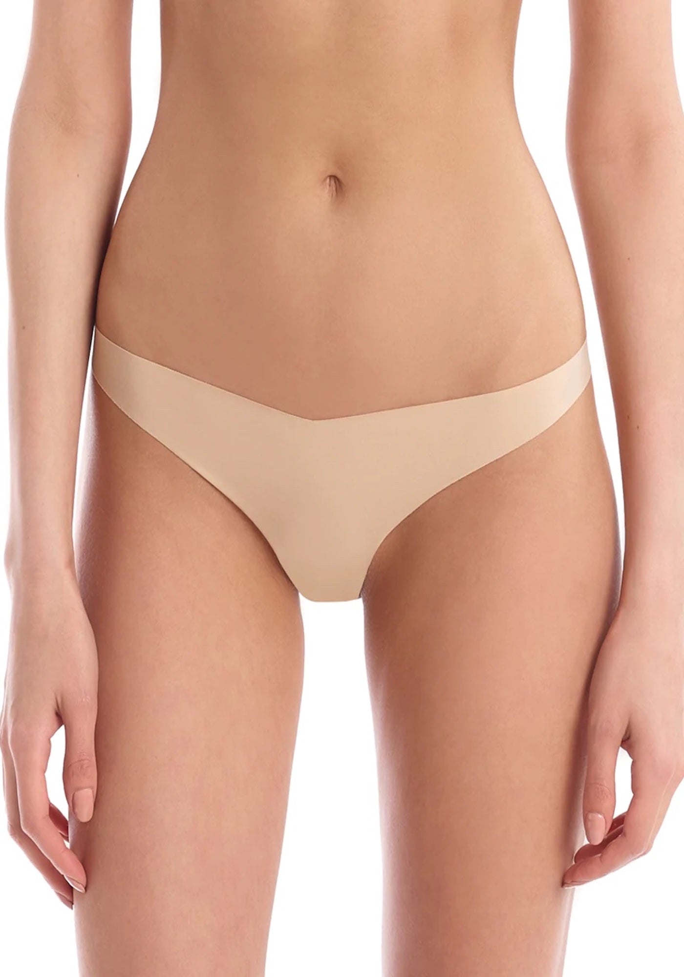 CLASSIC SOLID TINY THONG IN BEIGE
