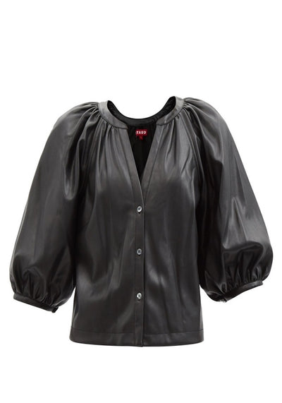 NEW DILL LEATHER TOP BLACK