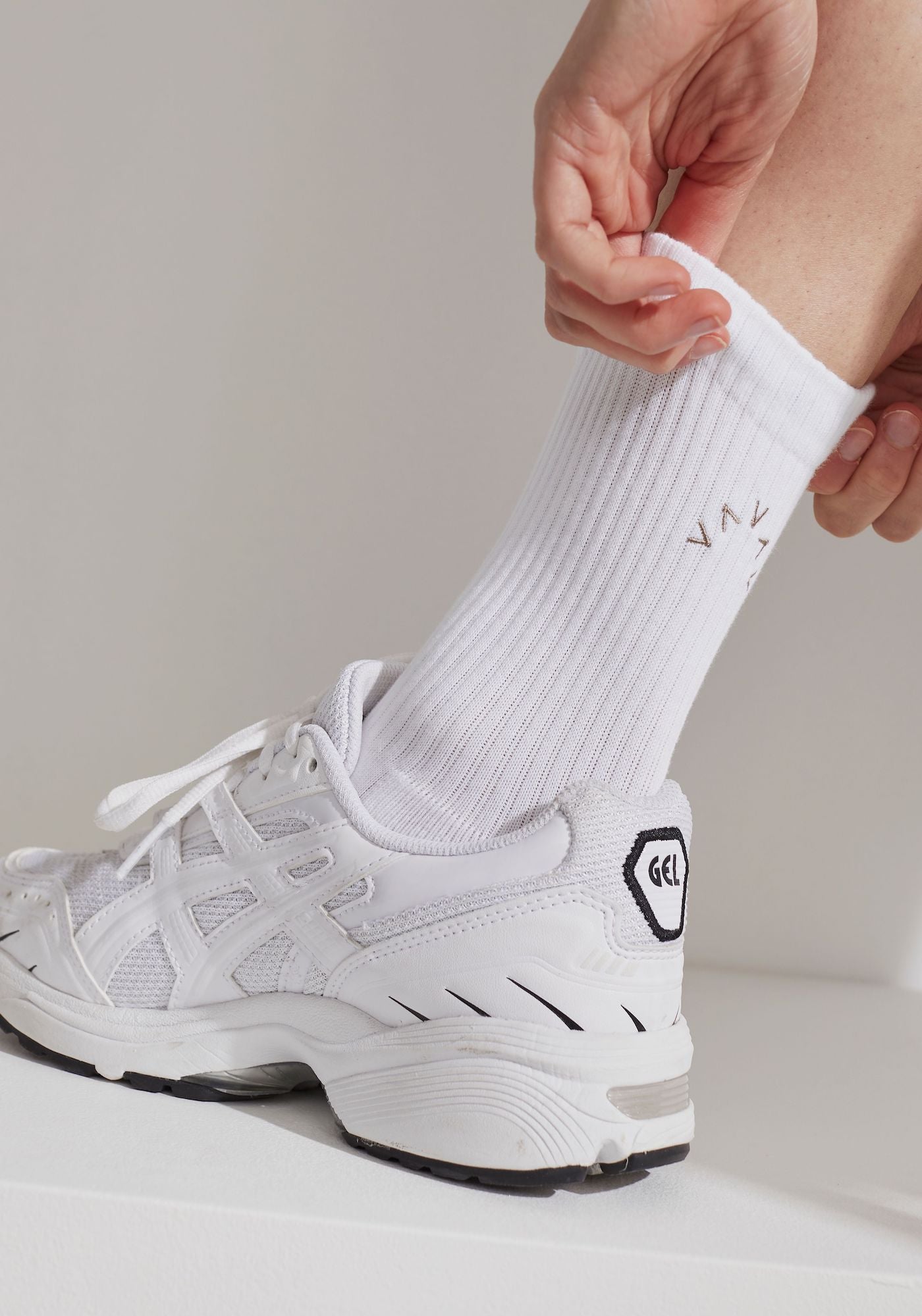 MALLOY EVERYDAY SOCK IN WHITE