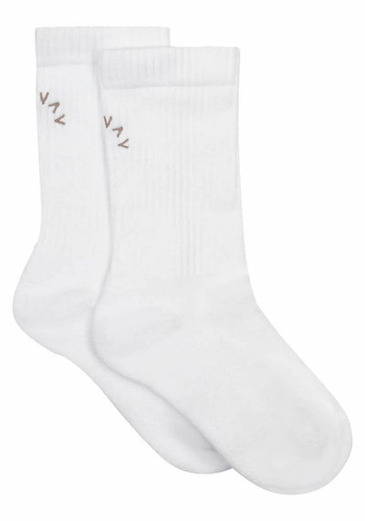MALLOY EVERYDAY SOCK IN WHITE